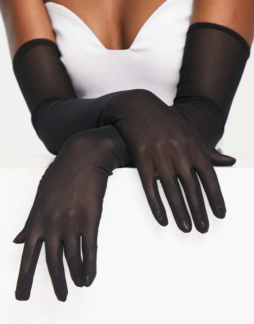 Elbow on sale length gloves