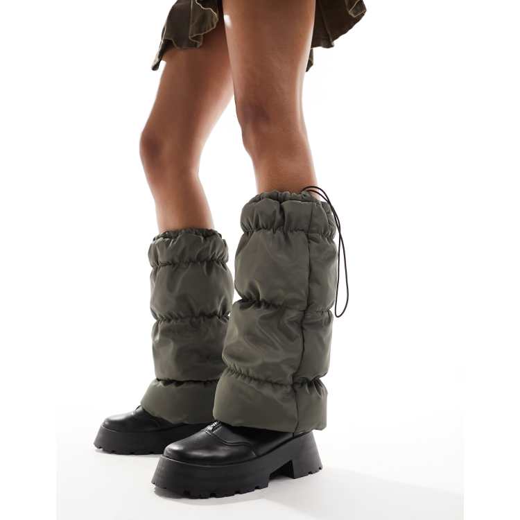 sly  PUFFER LEG WARMER レッグウォーマー SLY PUFFER LEG WARMER BLK -ファッション通販 FASHION WALKER