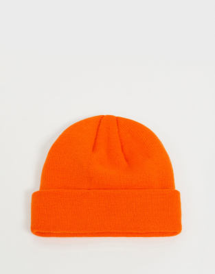 orange beanie hat