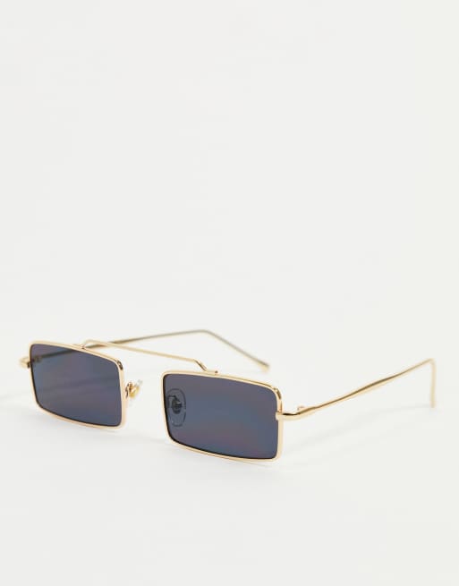 Black sunglasses best sale with gold frame