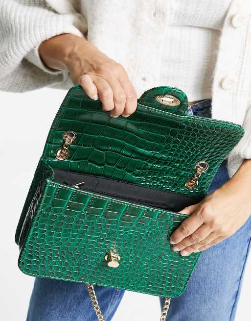 Sac shop bandouliere croco