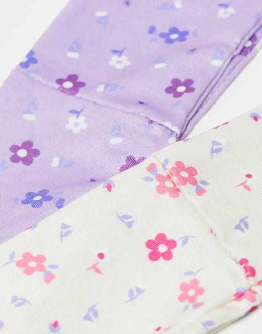 My Accessories London wide headband 2 pack in floral ditsy print, 2 of 4
