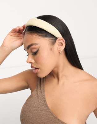 My Accessories London Woven Padded Headband