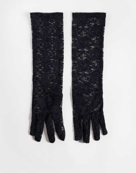 My Accessories long party gloves in black lace - view 1