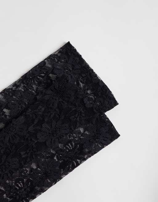My Accessories long party gloves in black lace, 2 of 3