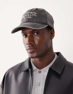 My Accessories My Accessories Man brooklyn baseball cap in washed black