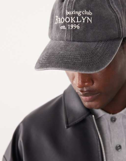My Accessories - Man - Brooklyn - Forvasket sort baseballcap, 3 af 3