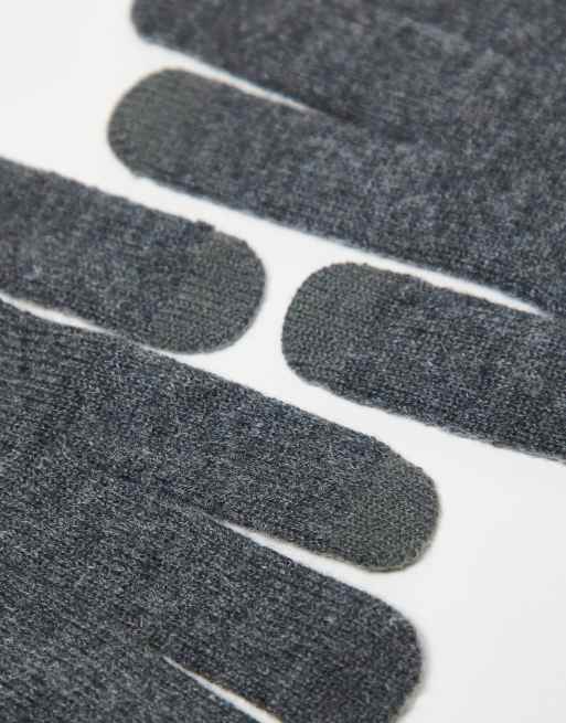 My Accessories – Man – Schlichte Touchscreen-Handschuhe aus Strick in Grau, 3 von 4