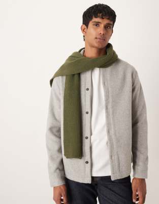 My Accessories Man Supersoft Oversized Blanket Scarf In Green