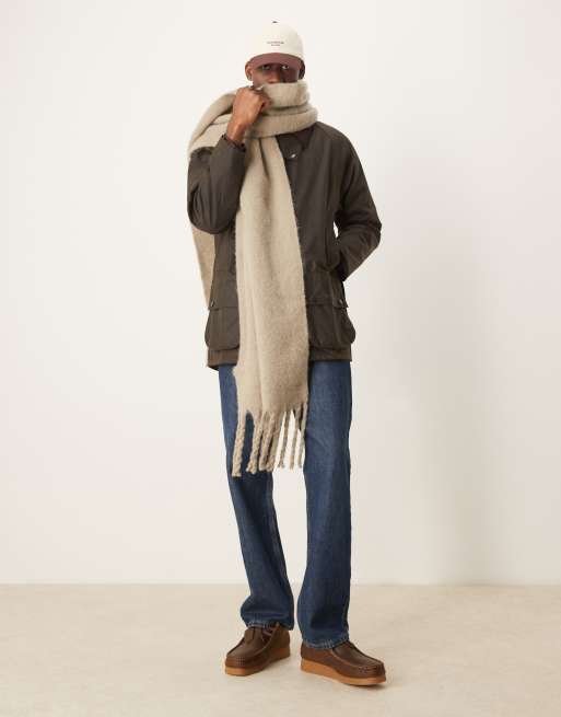 My Accessories - Man - Superzachte oversized dekensjaal in krijtgrijs