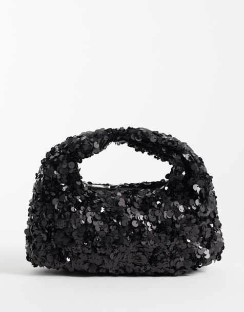 My Accessories mini grab bag in black sequin - view 1