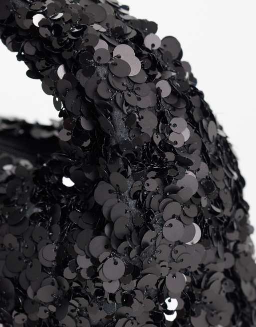 My Accessories mini grab bag in black sequin, 3 of 4