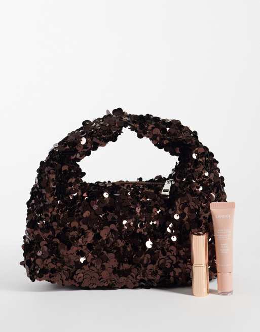 My Accessories mini grab bag in chocolate sequin, 2 of 4