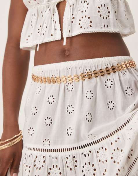 My Accessories mini link chain belt in gold  - view 1