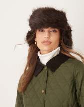 Kiwi & Co fluffy faux fur aviator hat in blue
