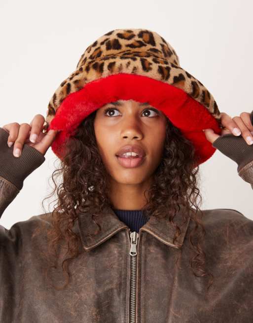 Bucket hat faux fur online