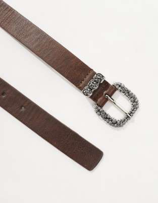 My Accessories Rose Western Buckle