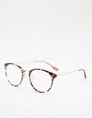 My Accessories round blue light glasses with gray tortoiseshell frame - Click1Get2 Cyber Monday