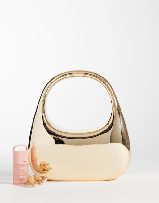 My Accessories - Sac à main rond en métal - Doré , 2 de 4