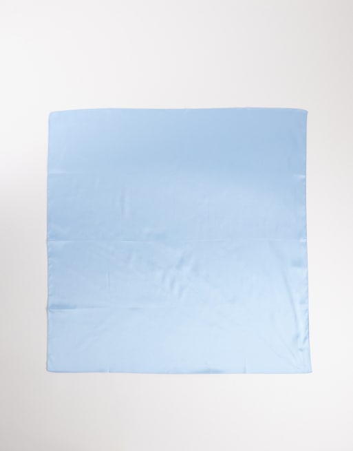 My Accessories satin bandana in sky blue , 2 of 4