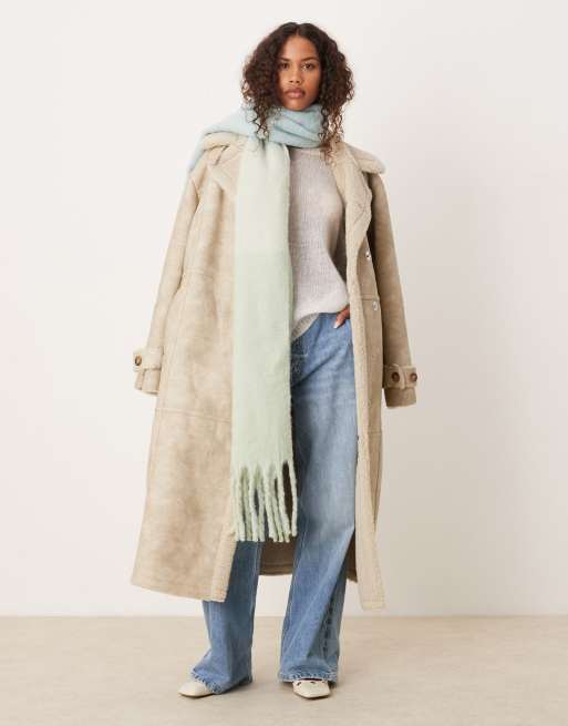 My Accessories - Sciarpa menta sfumato color block morbida