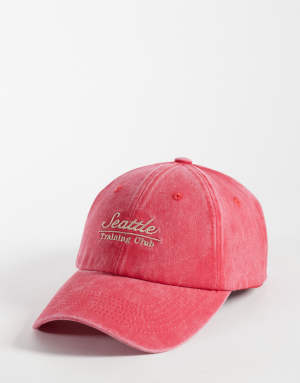 My Accessories Seattle baseball cap in red