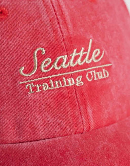My Accessories Seattle baseball cap in red, 2 of 3
