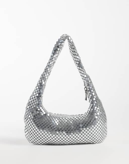 My Accessories shoulder bag in silver chainmail, 4 of 4