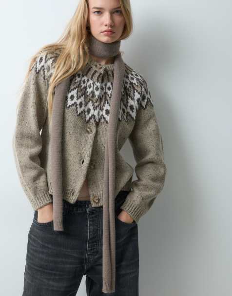 My Accessories skinny scarf in taupe beige - view 1