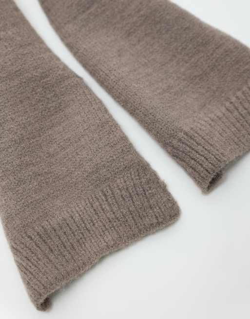 My Accessories skinny scarf in taupe beige, 2 of 5
