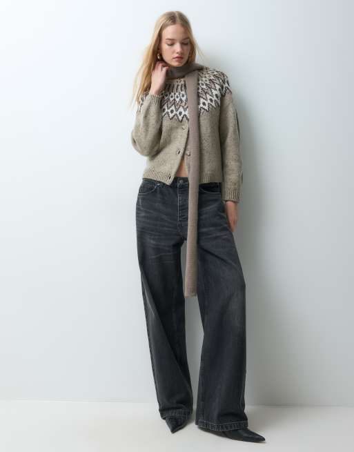 My Accessories skinny scarf in taupe beige, 3 of 5