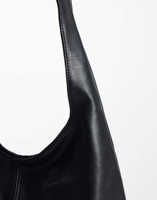 My Accessories slouchy shoulder bag in black, 3 of 4