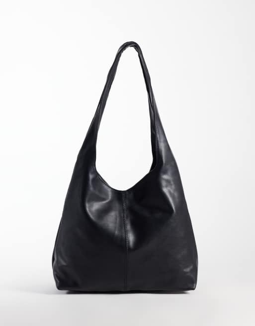 My Accessories slouchy shoulder bag in black, 4 of 4
