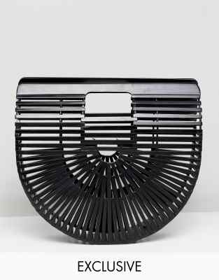black clutch bag asos