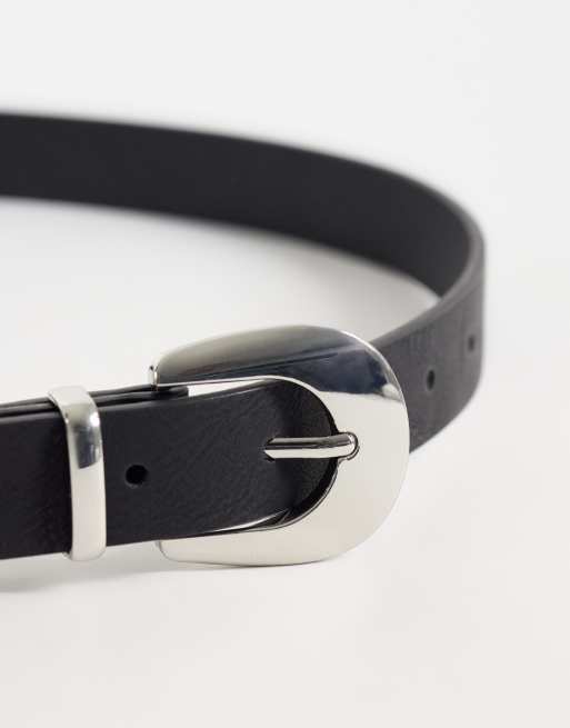 My Accessories - Smalle western riem in zwart , 2 van 3