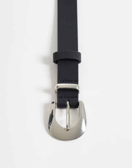 My Accessories - Smalle western riem in zwart , 3 van 3