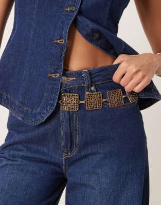 My Accessories Vintage Chain Link Belt In Gold