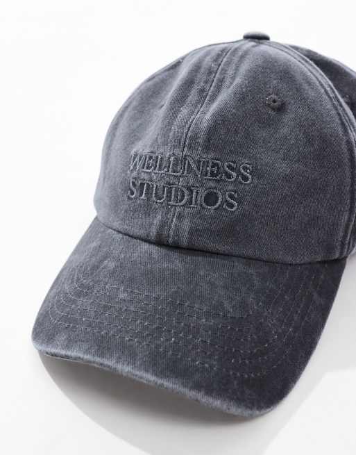 My Accessories - Wellness Studios - Cappellino nero slavato, 2 di 3