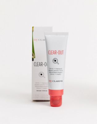 My Clarins Clear-Out Anti-Blackhead Stick + Mask-No colour