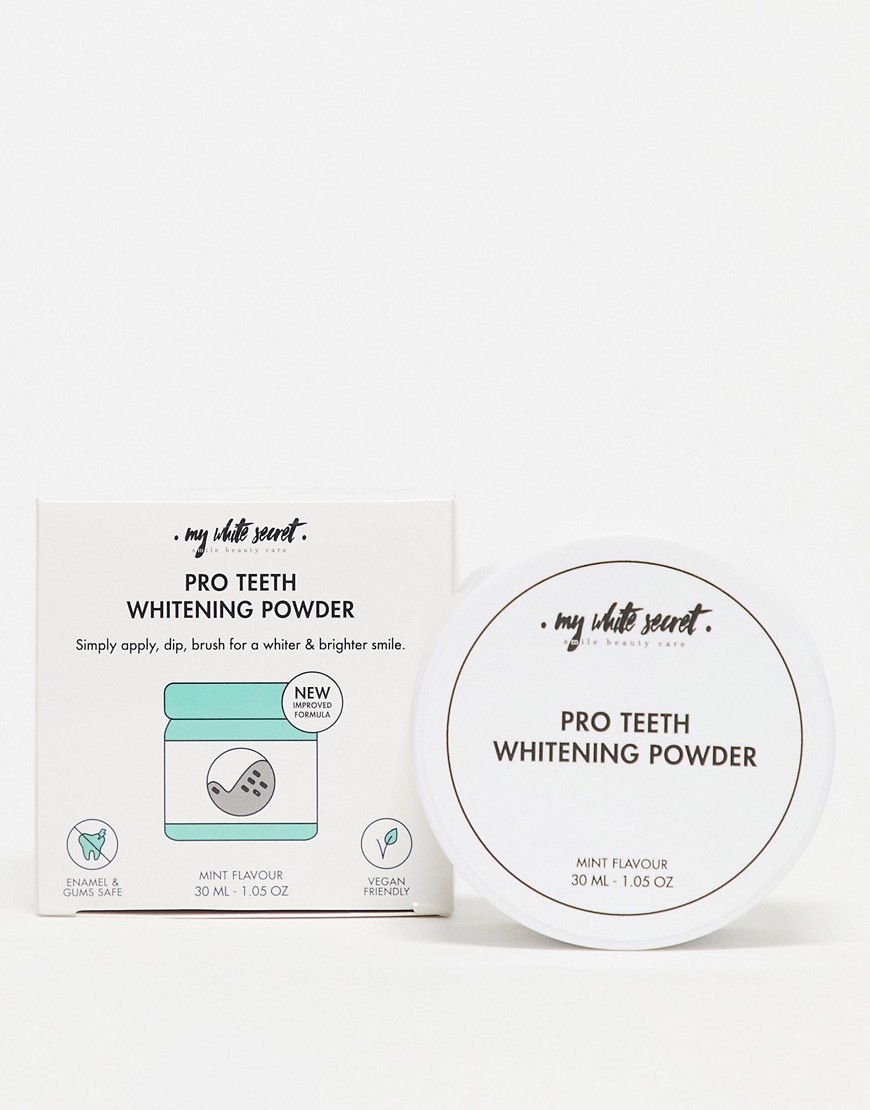 My White Secret Pro Teeth Whitening Powder-No colour