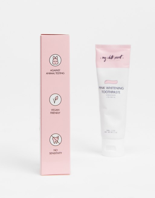 My White Secret – Różowa pasta wybielająca zęby, 60 ml, 3 z 4