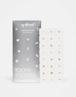 My White Secret Tooth stickers-No colour