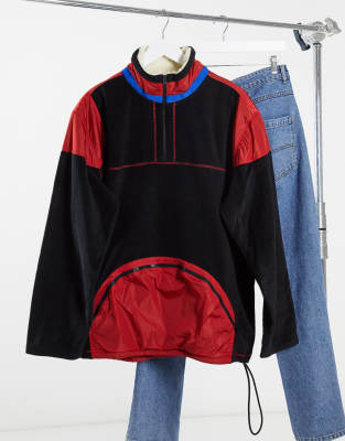 Мягкий флисовый анорак Tommy Hilfiger Collections-Черный