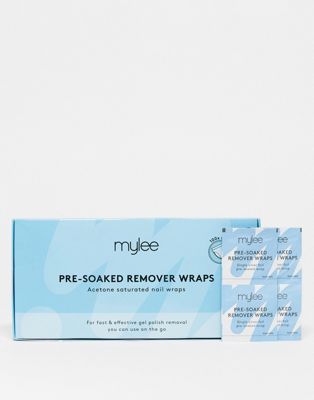 Mylee 100 Gel Polish Pre-Soaked Remover Wraps-No colour