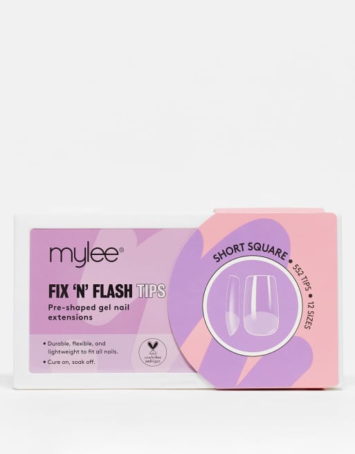 Mylee FIX 'N' FLASH Tips - Short Square