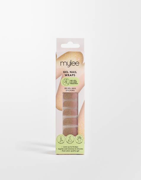 Mylee Nail Wraps Pink Champers - view 1
