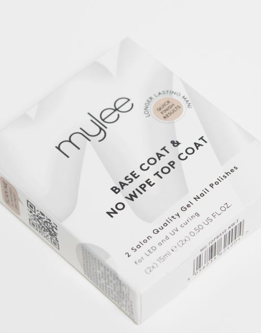 Mylee - No Wipe - Lot de deux vernis gel, un vernis de base et un fixateur, 4 de 4