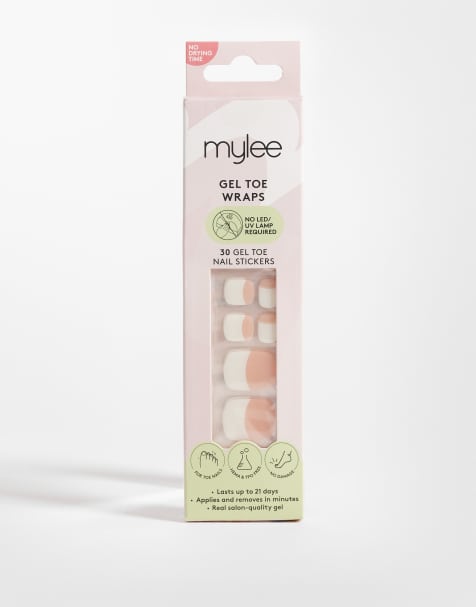 Mylee Pedicure Gel Nail Wraps - French Tip - view 1