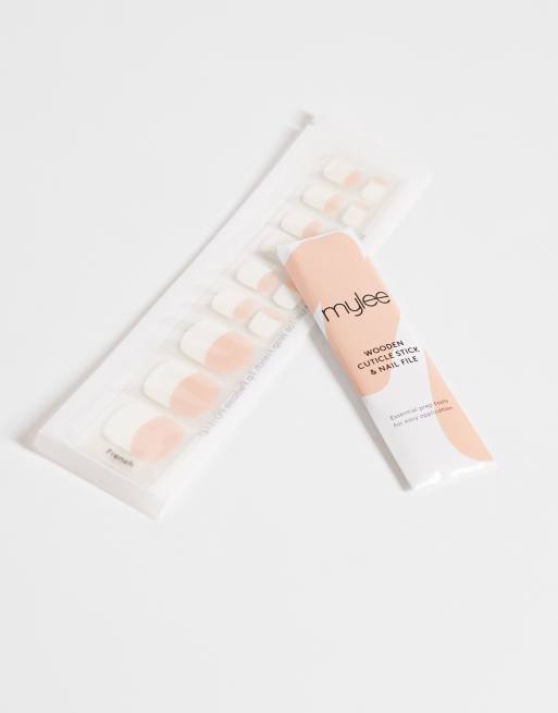 Mylee Pedicure Gel Nail Wraps - French Tip, 4 of 4