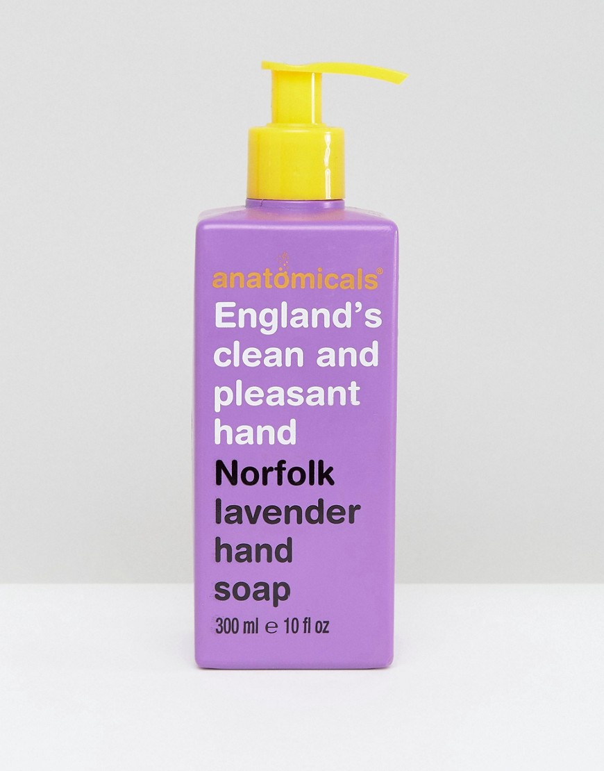 фото Мыло для рук с ароматом норфолкской лаванды anatomicals england's clean and pleasant hand - 300 мл-бесцветный